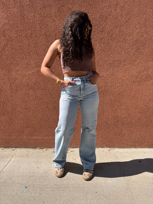 Emily High Rise Logan Dad Jean